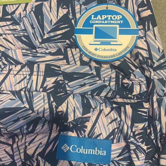 New* Columbia Backpack-Tropica Carbon(Purple/Navy) - Picture 4 of 12